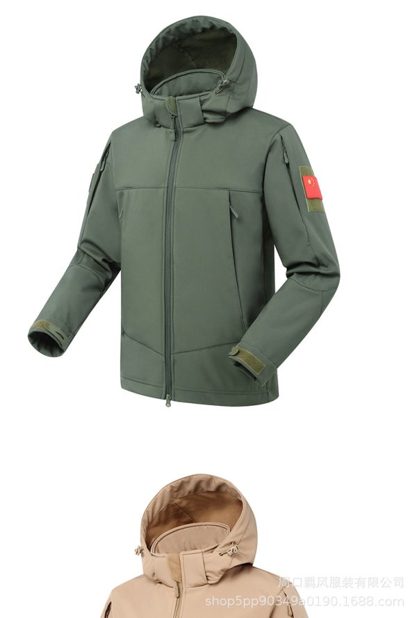 Áo khoác nam softshell chiến thuật chống gió chống nước