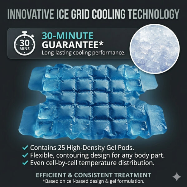 Bọc gel chườm nóng lạnh nhiều ngăn cho đầu gối