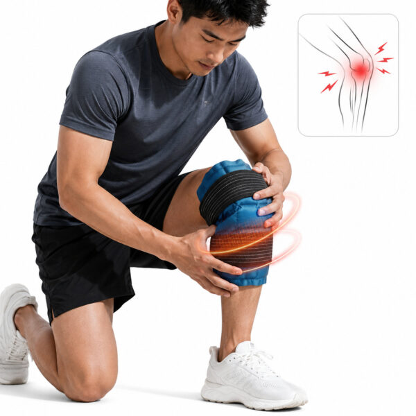 Bọc gel chườm nóng lạnh nhiều ngăn cho đầu gối