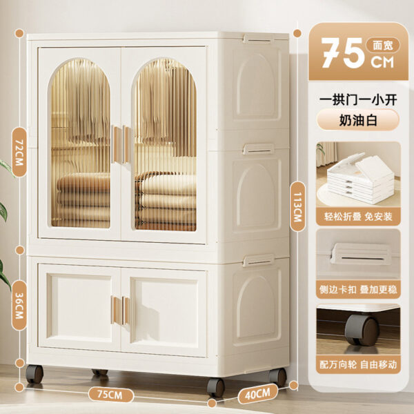 Tủ quần áo trẻ em gấp nhiều tầng