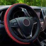 Bọc vô lăng vải sợi mát cỡ 38 cm