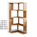 Kệ Sách Góc Bằng Gỗ Tự Nhiên
