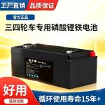 Bộ pin LiFePO4 xe ba bánh 60 V mã 35 A kèm sạc