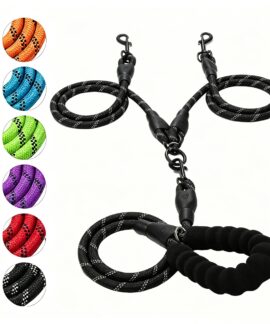 Dây Dắt Đôi Xoay 360° Cho Hai Chó