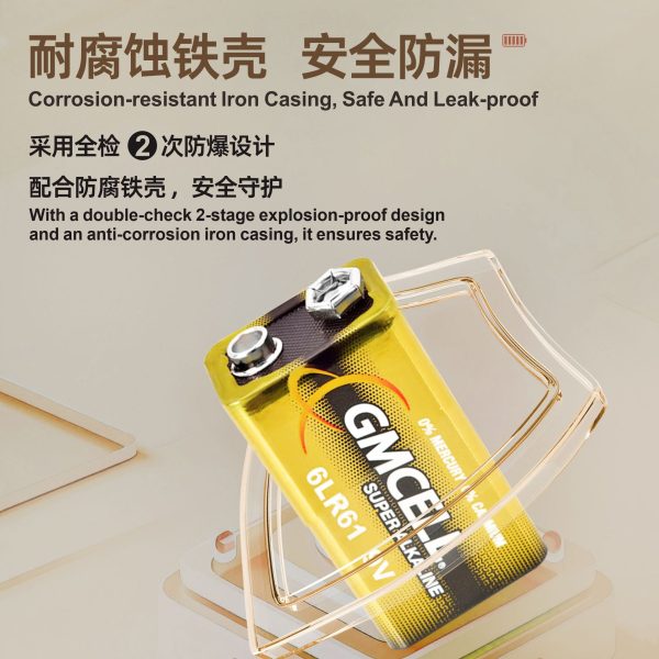 Pin kiềm 9V 6LR61 vỉ 1 viên
