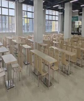 Bộ bàn ăn bốn chỗ cho nhà hàng thức ăn nhanh