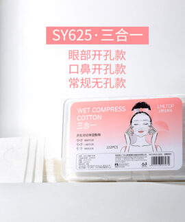 Bông tẩy trang LMLTOP 3 lớp 222 miếng