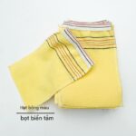 Găng tay tắm dùng một lần vân thô hai mặt