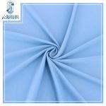Vải polyester milk silk dệt kim co giãn 100D