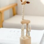 Mô hình động vật gỗ mini có khớp bấm