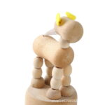 Mô hình động vật gỗ mini có khớp bấm