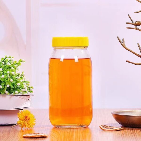 Chai Thủy Tinh Bát Giác Đựng Mật Ong