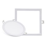 Đèn panel LED âm trần tròn và vuông 3–24 W