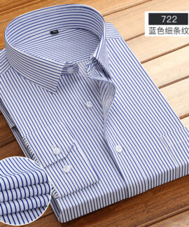 Áo sơ mi nam kẻ sọc dài tay kiểu công sở