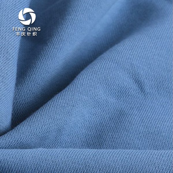 Vải thun da cá cotton pha polyester 32s khổ 190 cm
