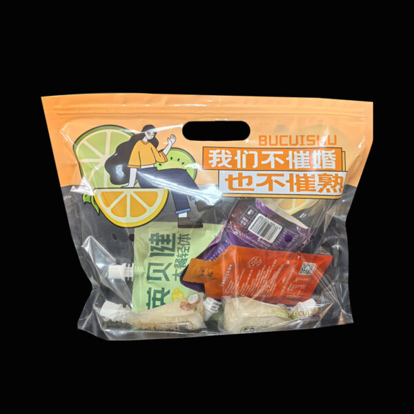 Túi zip đục lỗ thông khí cho rau quả