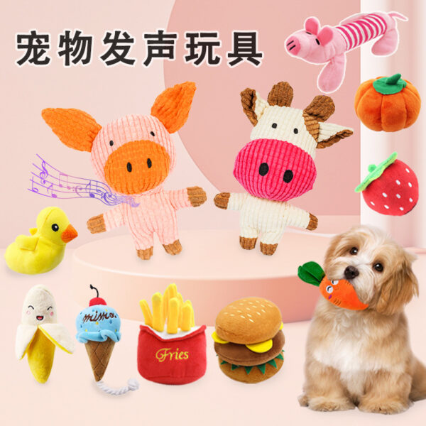 Đồ chơi vải nhồi bông phát tiếng cho chó mèo