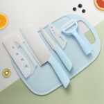 Bộ dao, thớt, kéo và giá đỡ 3–7 món
