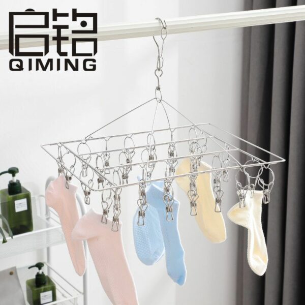 Giàn phơi inox đa kẹp nhiều kiểu