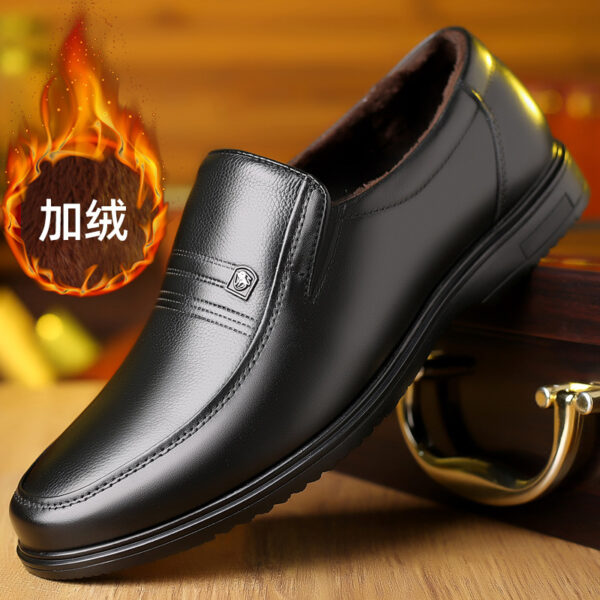 Giày da nam da bò công sở đế mềm thoáng khí