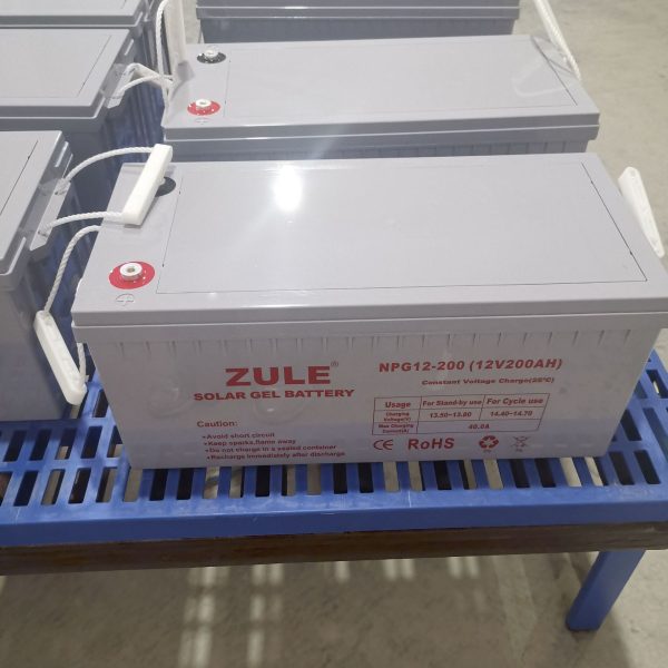 Ắc quy GEL AGM ZULE 12V 200Ah cho điện mặt trời