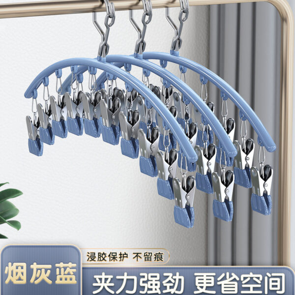 Giàn phơi inox nhiều kẹp cho ký túc xá