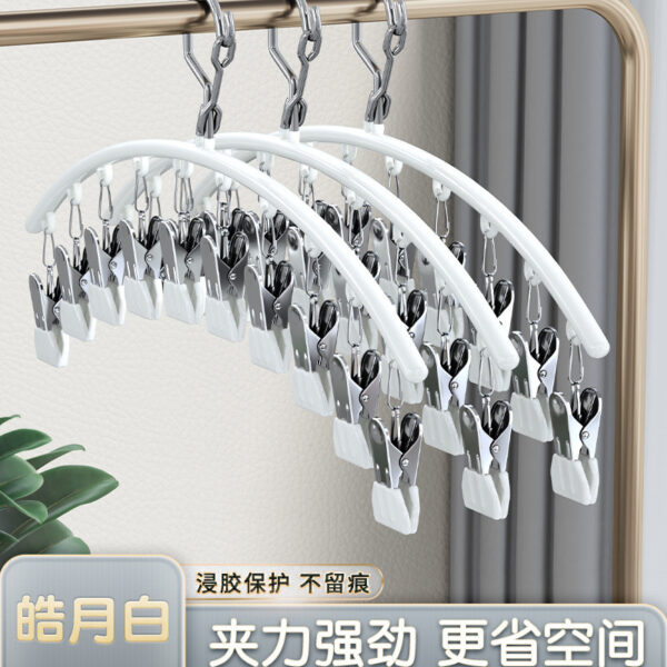 Giàn phơi inox nhiều kẹp cho ký túc xá