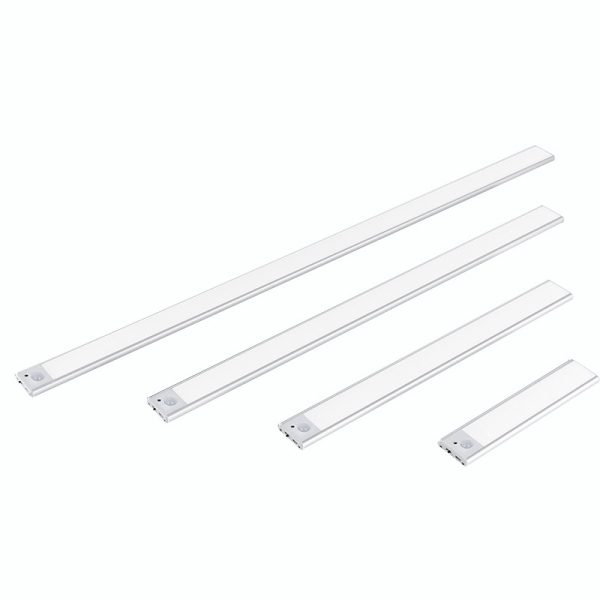 Đèn LED tủ thanh mỏng cảm ứng ba màu 20–100 cm