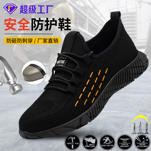 Giày bảo hộ lưới dệt, đế mềm