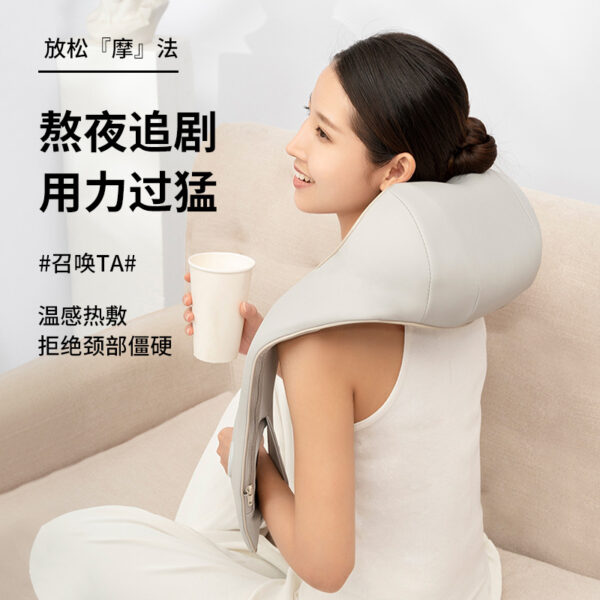 Đai massage vai cổ AVS-S6 dùng tại nhà và ô tô