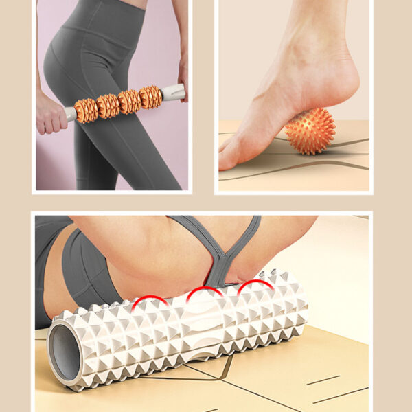 Con lăn 33/45 cm và bộ dụng cụ massage KNS