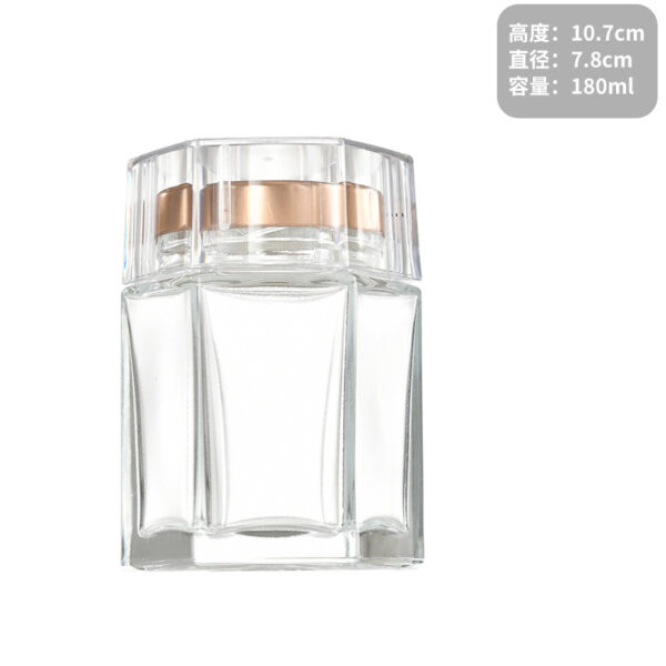 Chai Thủy Tinh Lục Giác Đựng Mật Ong Nắp Trang Trí