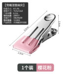 Kẹp kim loại miệng rộng bọc nhựa 5,5 cm