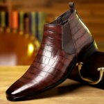 Boots Chelsea nam mũi vuông