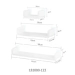 Kệ Nhựa Phòng Tắm Chống Ẩm Dòng 181