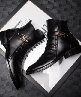 Boots nam mũi nhọn phong cách Anh