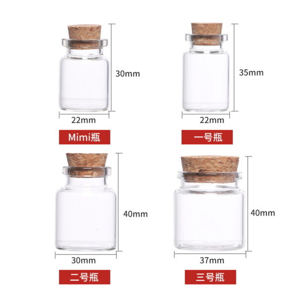Chai Thủy Tinh Mini Đựng Vật Nhỏ