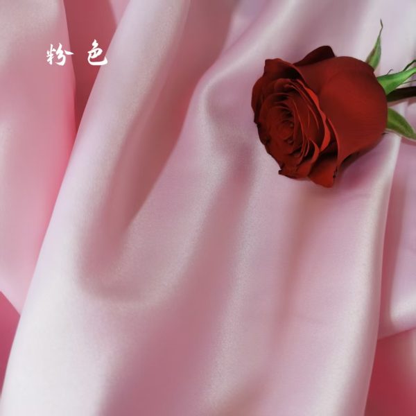 Vải polyester satin mờ không co giãn
