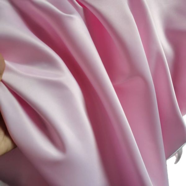 Vải polyester satin mờ không co giãn