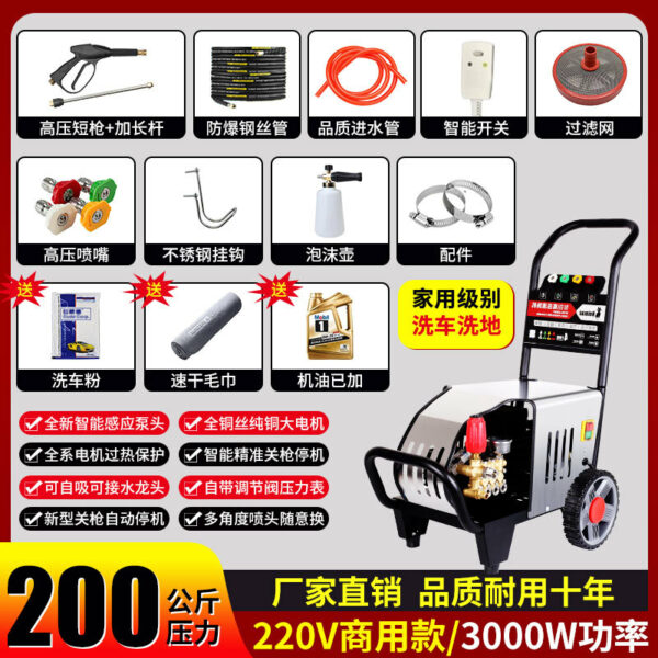 Máy rửa áp lực Black Cat 220/380 V, công suất 2–10 kW