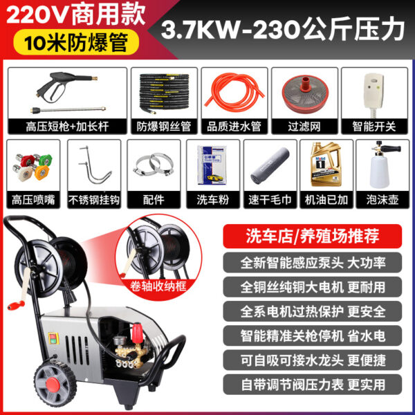 Máy rửa áp lực Black Cat 220/380 V, công suất 2–10 kW