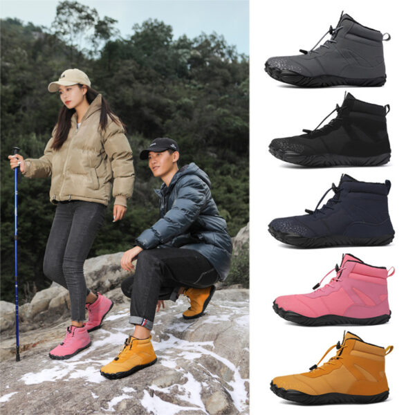 Boots tuyết năm ngón chống nước unisex