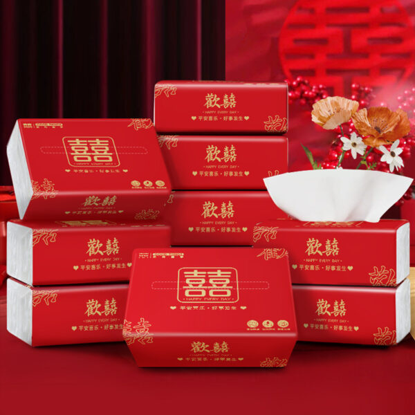 Khăn giấy rút dùng cho tiệc cưới 3 lớp