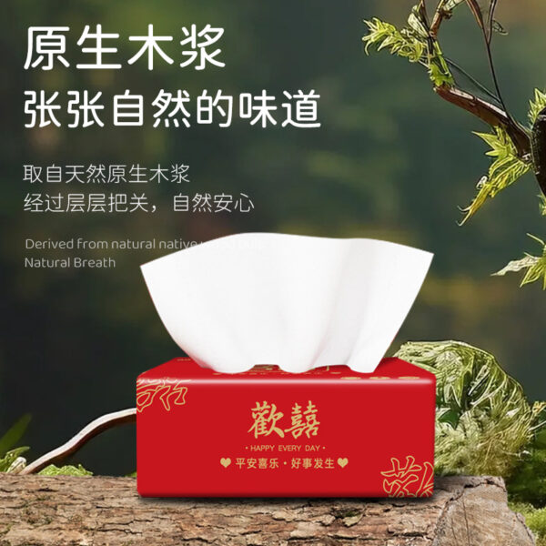 Khăn giấy rút dùng cho tiệc cưới 3 lớp