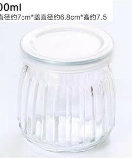 Hũ Thủy Tinh Đựng Bánh Pudding Có Nắp