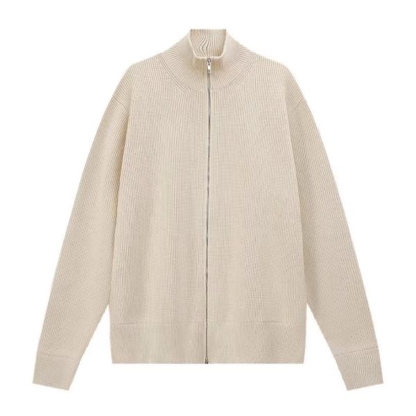 Áo len nam cardigan hai khóa kéo dày dặn
