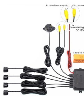 Bộ radar lùi kết nối màn hình CVBS