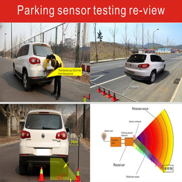 Bộ radar lùi kết nối màn hình CVBS