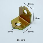 Ke góc hoa mai thép cán nguội 18 × 18 mm