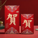 Lì xì giấy kim tuyến ép kim cỡ lớn nhỏ
